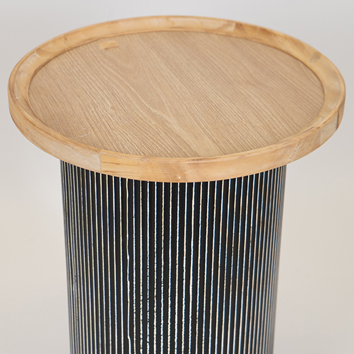 ESTHETI home Trapezaki Boithitiko Xulino Fusiko me Basi Mavri F35x51cm 750-40513